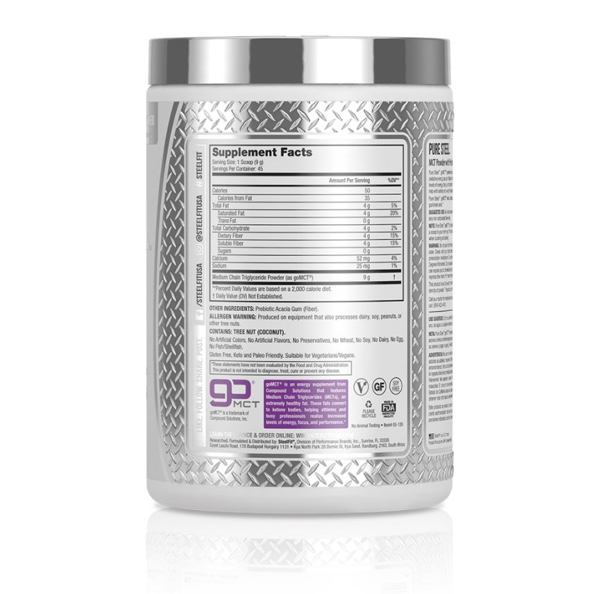 goMCT MCT Powder with Prebiotic Fiber